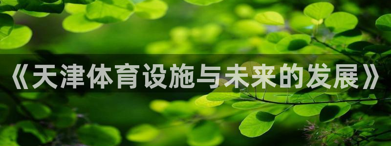 意昂4娱乐：《天津体育设施与未来的发展》