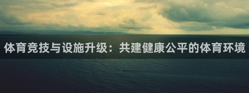 意昂体育4平台注册流程视频：体育竞技与设施升级：共建健康公平