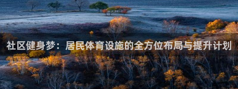 意昂集团官网：社区健身梦：居民体育设施的全方位布局与